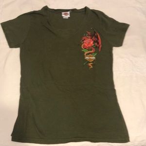 Ladies Harley riding tee